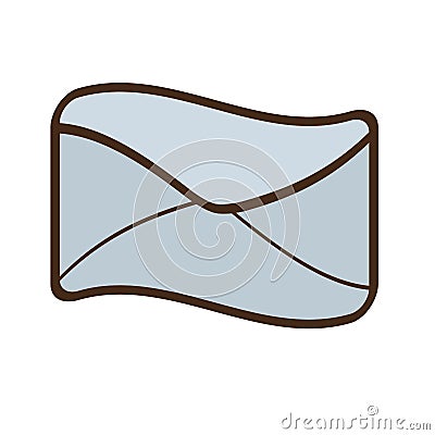 cartoon email online inbox communication Cartoon Illustration