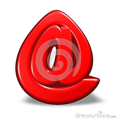 Cartoon email symbol Cartoon Illustration