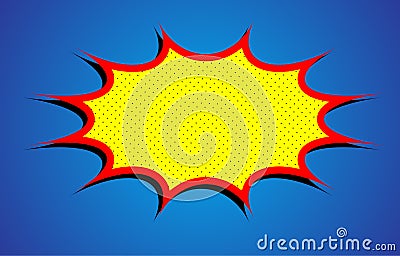 Cartoon explosion Vector Illustration