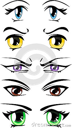 Cartoon Eyes Vector Royalty Free Stock Photo - Image: 16921085