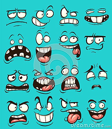 Cartoon faces Cartoon Illustration