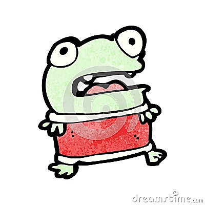 cartoon frog Stock Photo