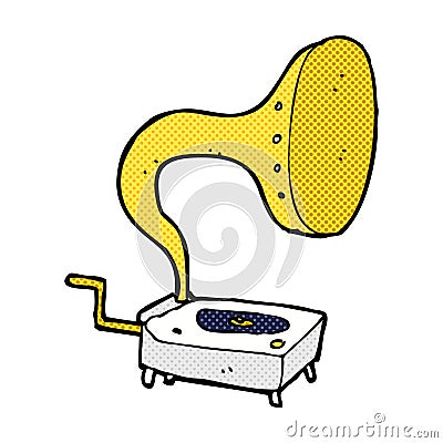 cartoon gramophone Cartoon Illustration