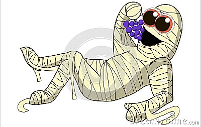 Cartoon halloween mummy clipart egypt mummy images mummy pictures Stock Photo