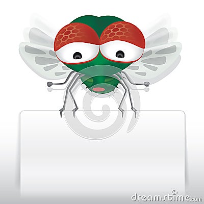 Cartoon housefly Cartoon Illustration