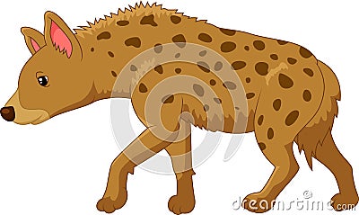 Cartoon a hyena Vector Illustration