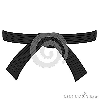 Black Belt Vector Illustration