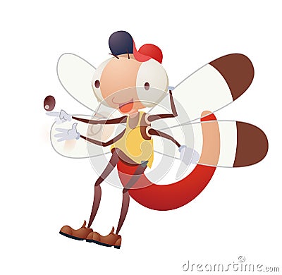 Cartoon Insect Stock Photo