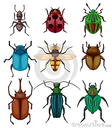 Cartoon insect bug icon Vector Illustration