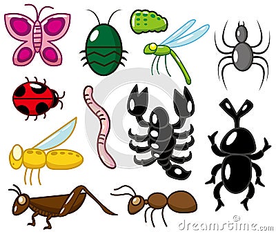 Cartoon insect icon Vector Illustration