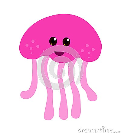 Cartoon Jelly fish Cartoon Illustration