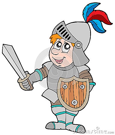 Cartoon Knight Royalty Free Stock Image - Image: 8254106