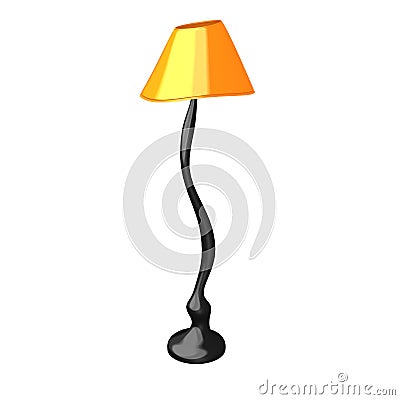 Cartoon lamp Stock Photo