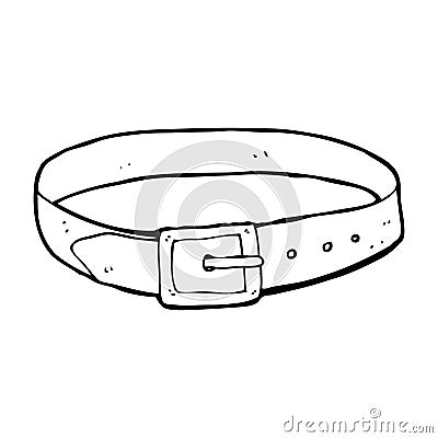 Cartoon Leather Belt Stock Images - Image: 37021534