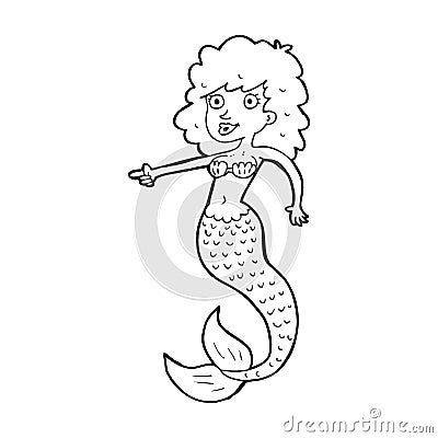 Cartoon Mermaid Royalty Free Stock Photos - Image: 37024788