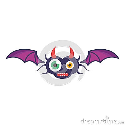 cartoon monsters mascot icon vector illustration design template Vector Illustration