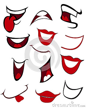 Cartoon mouths Cartoon Illustration