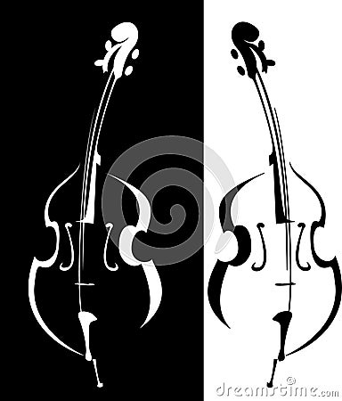 Cartoon musical instrument Vector Illustration