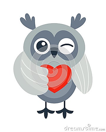 Cartoon owl vector Vector Illustration
