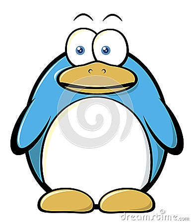 Cartoon penguin Vector Illustration