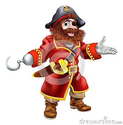 Cartoon pirate Vector Illustration