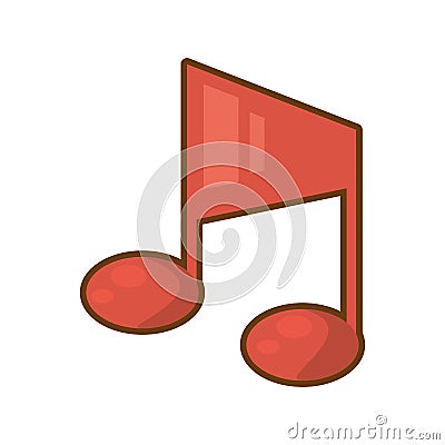 cartoon quaver note musical Cartoon Illustration