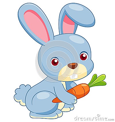 Cartoon rabbit Vector Illustration