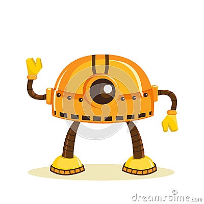 Cartoon robot Vector Illustration