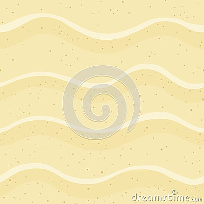Cartoon sand pattern Vector Illustration