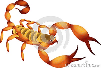 Cartoon Scorpion Stock Photo