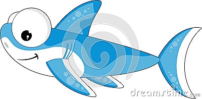 Cartoon Shark Vector Illustration