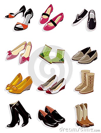 Cartoon shoes icon Vector Illustration