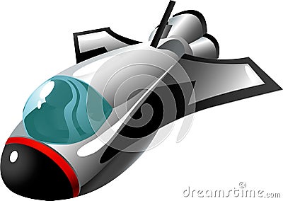 Cartoon shuttle Vector Illustration
