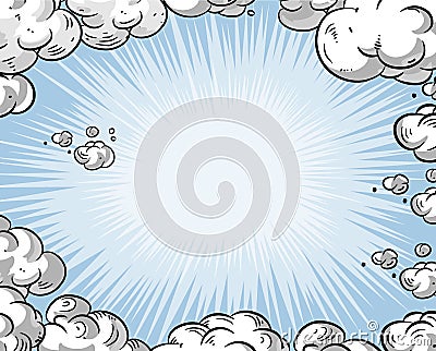 Cartoon sky Vector Illustration