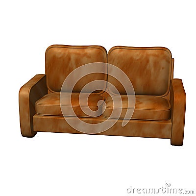 Cartoon sofa Stock Photo