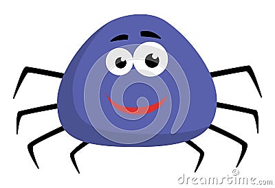 Cartoon Spider Vector Illustration