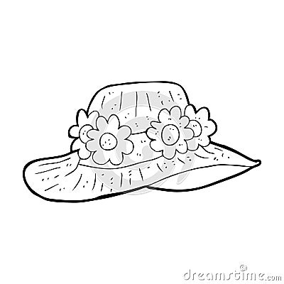 Cartoon Summer Hat Royalty Free Stock Photos - Image: 37029098