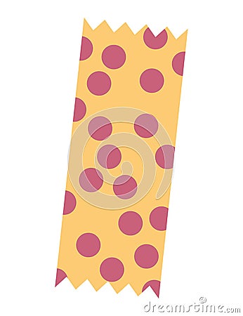Cartoon task planner element isolated. Cute paper sticky note, to do list or memo message notepad paper sheet. Vector Vector Illustration