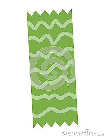 Cartoon task planner element isolated. Cute paper sticky note, to do list or memo message notepad paper sheet. Vector Vector Illustration