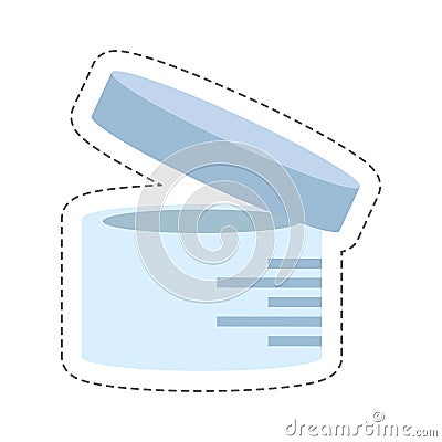 cartoon urine sample container icon Cartoon Illustration