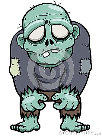 Cartoon zombie Vector Illustration