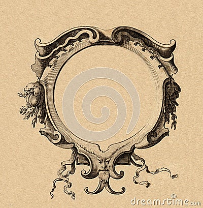 Cartouche Stock Photo