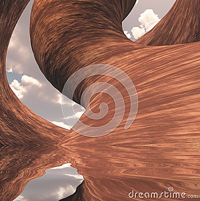 Carved Canyon Stock Photo