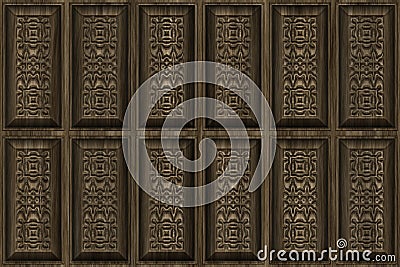 Carved Wood Stock Photo