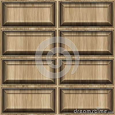 Carved wood pattern background Vector Illustration