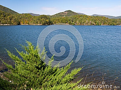 Carvins Cove Reservoir, Roanoke, Virginia, USA Stock Photo