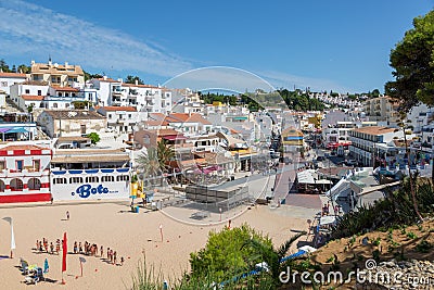 Carvoeiro, Portugal a popular tourist destination Editorial Stock Photo