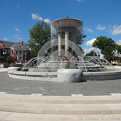 Cary, North Carolina Park and Art Center Editorial Stock Photo