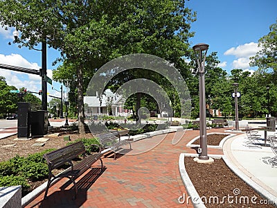 Cary, North Carolina Park Stock Photo