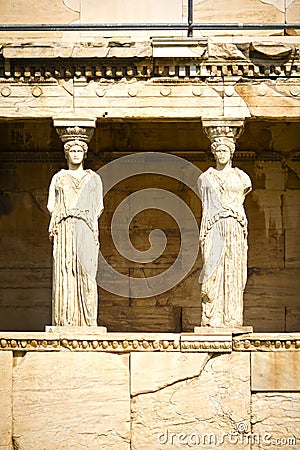 Caryatids Stock Photo